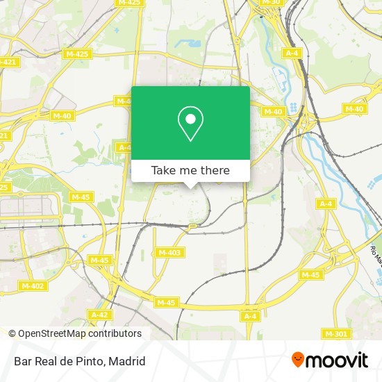 mapa Bar Real de Pinto