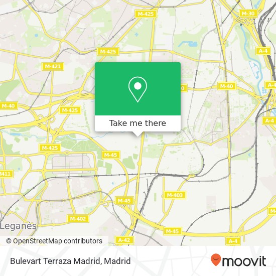 mapa Bulevart Terraza Madrid