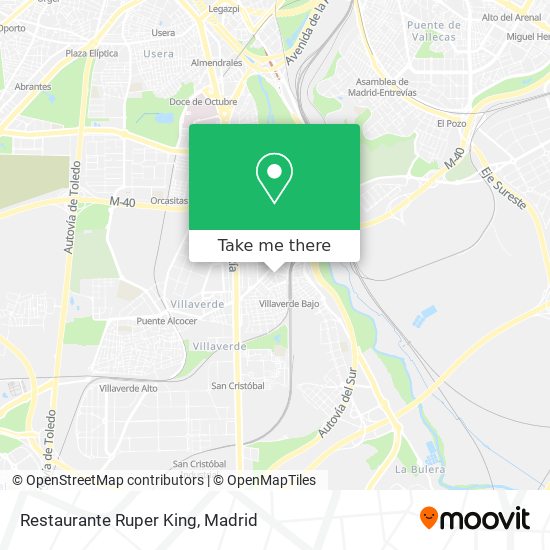 Restaurante Ruper King map