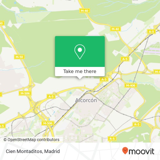 Cien Montaditos, 28922 Alcorcón map