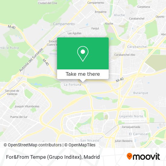For&From Tempe (Grupo Inditex) map
