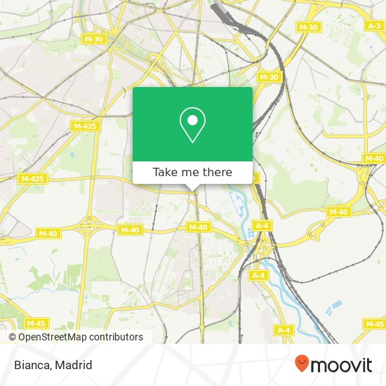 mapa Bianca, Avenida de los Poblados, 189 28041 Orcasur Madrid