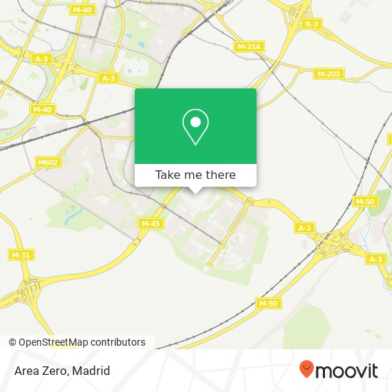 Area Zero, 28051 Casco Histórico de Vallecas Madrid map