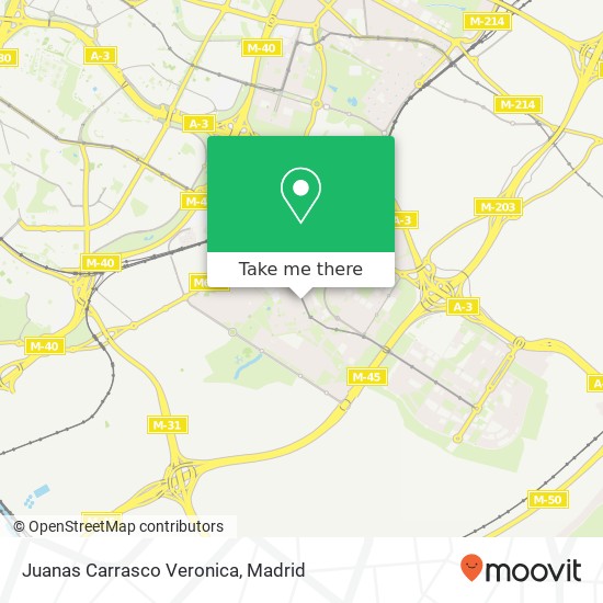 Juanas Carrasco Veronica, Calle del Congosto, 42 28031 Madrid map