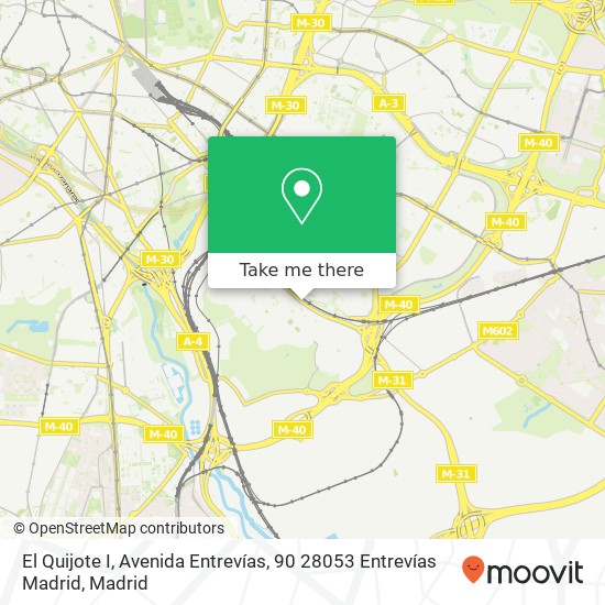 El Quijote I, Avenida Entrevías, 90 28053 Entrevías Madrid map