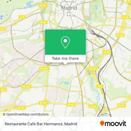 Restaurante Café Bar Hermanos map