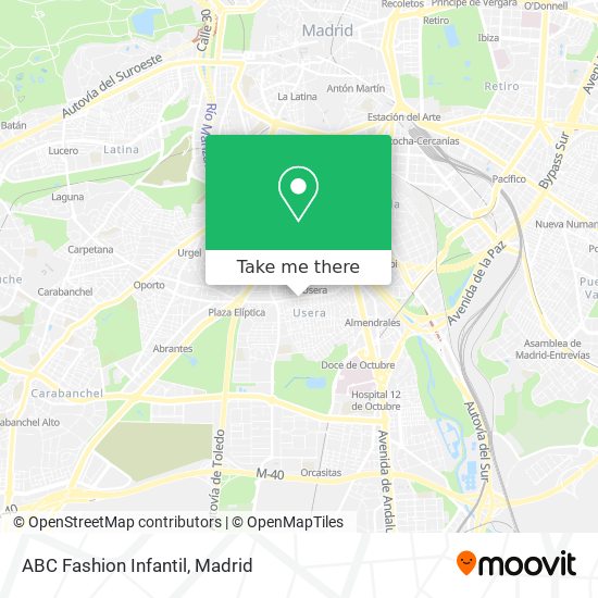 mapa ABC Fashion Infantil
