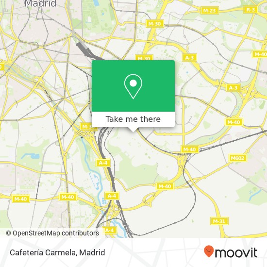 Cafetería Carmela, Calle de Peironcely, 24 28053 Entrevías Madrid map