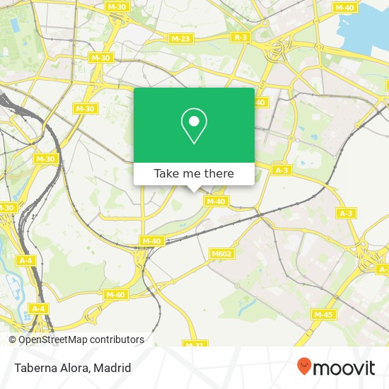 Taberna Alora, Calle de Alora, 9 28018 Palomeras Sureste Madrid map