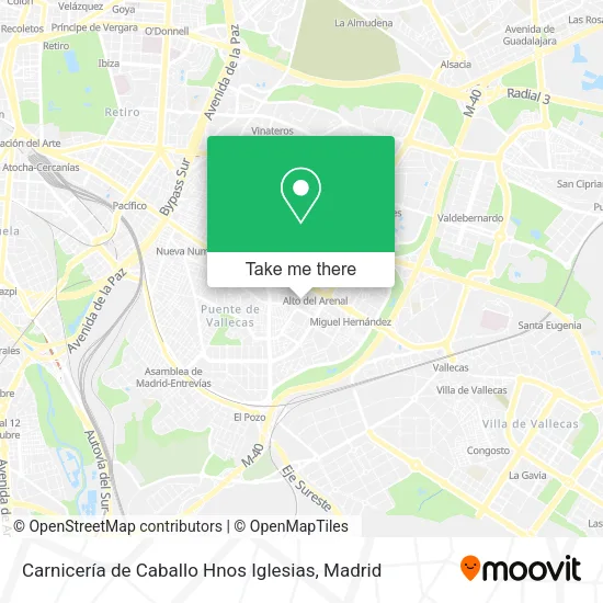 Carnicería de Caballo Hnos Iglesias map