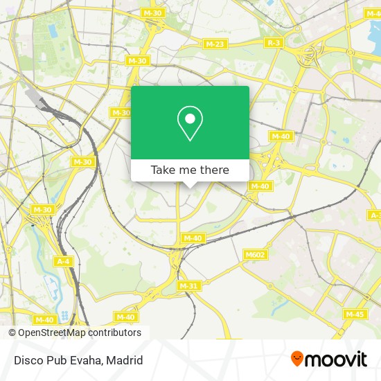 Disco Pub Evaha map