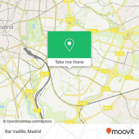 Bar Vadillo map