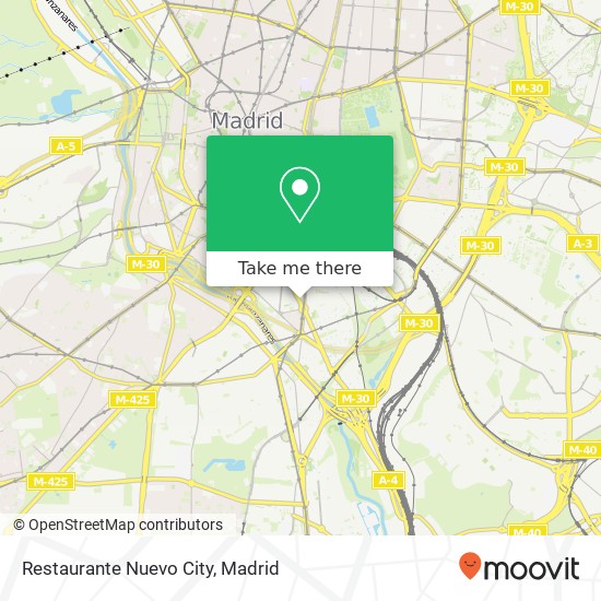 mapa Restaurante Nuevo City, Calle de Embajadores, 165 28045 Delicias Madrid