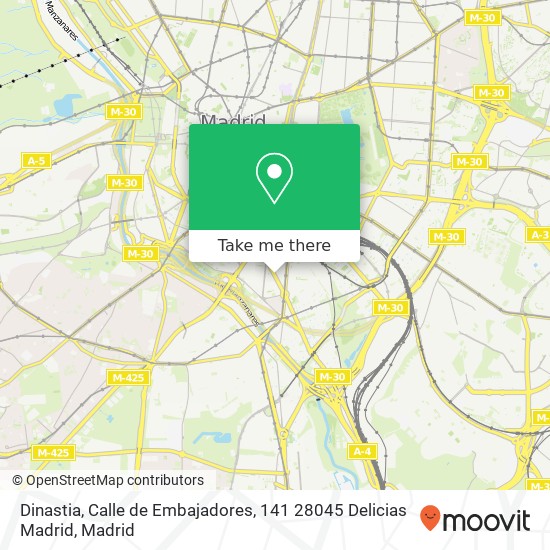 Dinastia, Calle de Embajadores, 141 28045 Delicias Madrid map