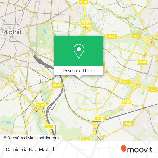 Camiseria Baz, Avenida de la Albufera, 69 28038 Numancia Madrid map