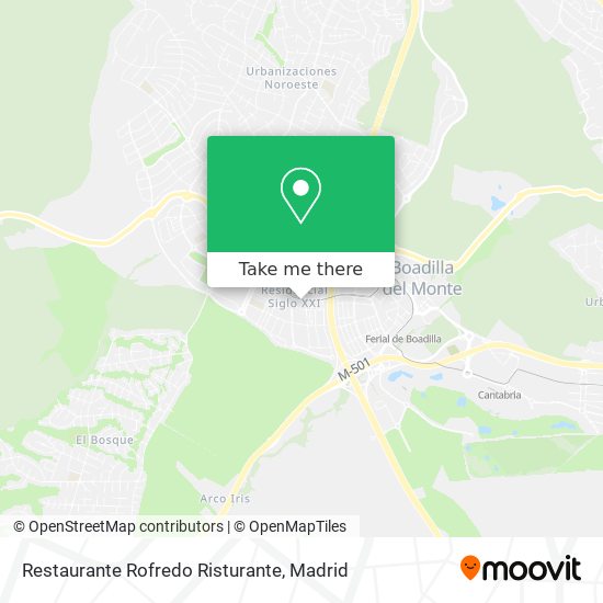 mapa Restaurante Rofredo Risturante