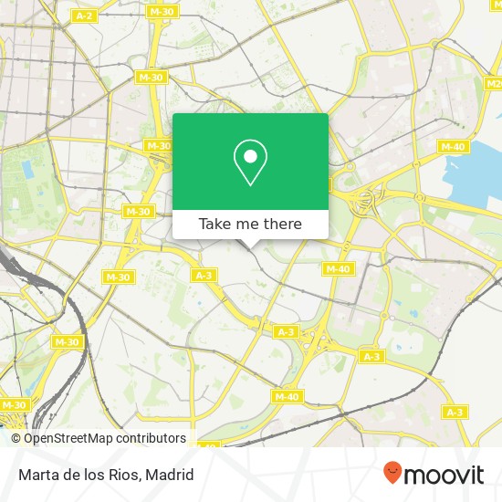 mapa Marta de los Rios