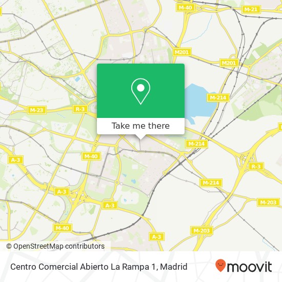 Centro Comercial Abierto La Rampa 1 map