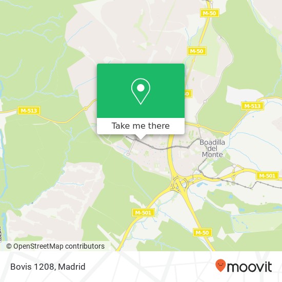 Bovis 1208, Avenida Siglo XXI, 16 28660 Boadilla del Monte map