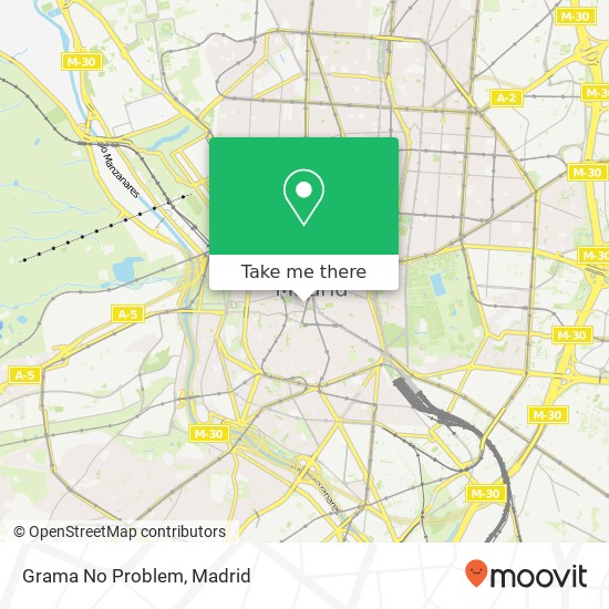 mapa Grama No Problem, Calle de la Bolsa, 3 28012 Sol Madrid