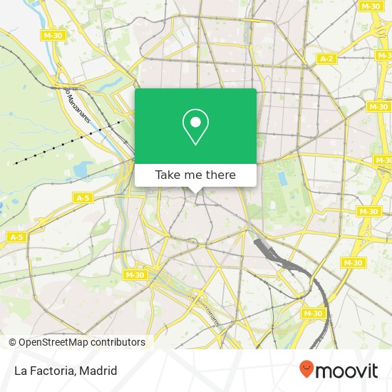 mapa La Factoria, Calle de Concepción Jerónima, 6 28012 Madrid