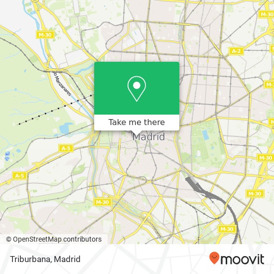 mapa Triburbana, Calle de los Bordadores, 6 28013 Sol Madrid