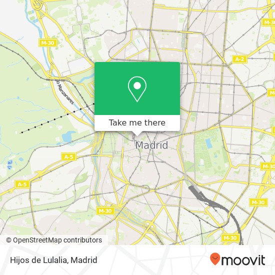 mapa Hijos de Lulalia, Costanilla de los Ángeles, 7 28013 Palacio Madrid