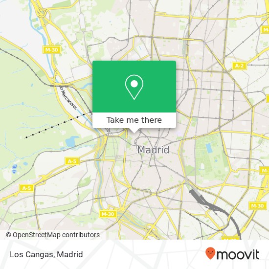 mapa Los Cangas, Calle de Torija, 10 28013 Palacio Madrid