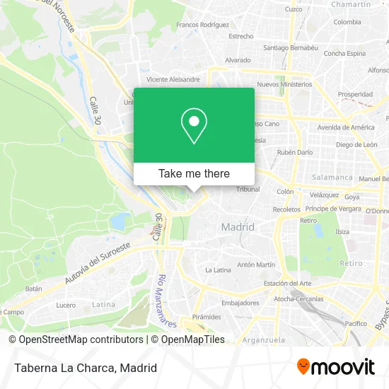 Taberna La Charca map