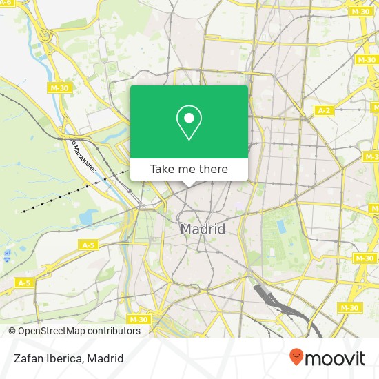 Zafan Iberica, Calle del Pez, 31 28004 Universidad Madrid map
