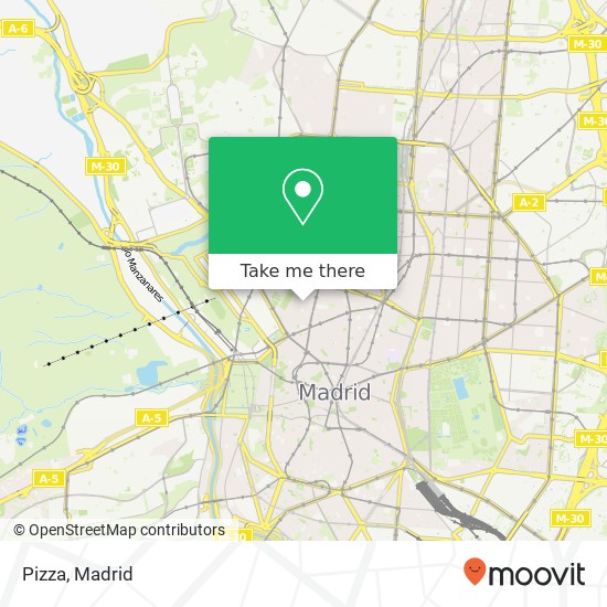 mapa Pizza, Plaza de las Comendadoras, 1 28015 Universidad Madrid