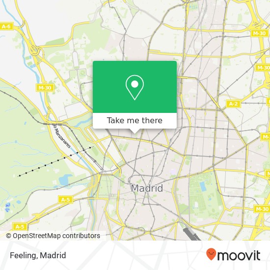 mapa Feeling, Plaza del Conde del Valle de Suchil, 7 28015 Arapiles Madrid