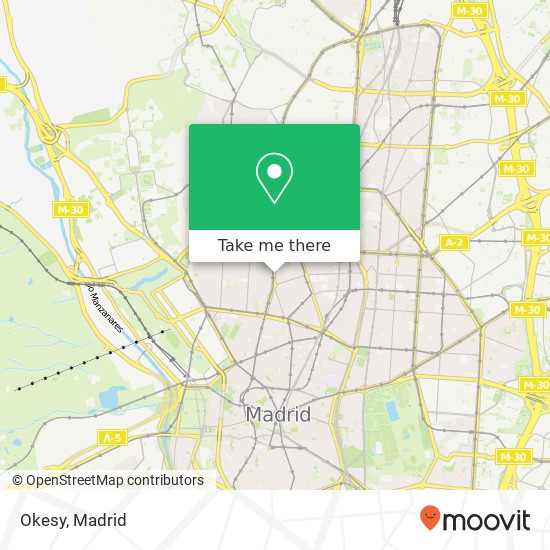 mapa Okesy, Calle de Feijoo 28010 Madrid