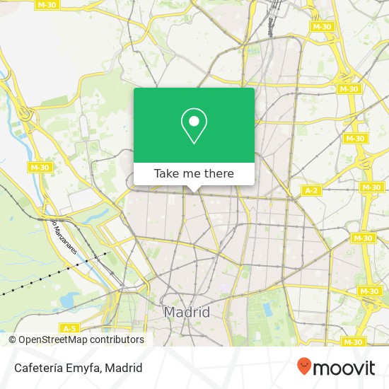 Cafetería Emyfa, Calle de José Abascal, 6 28003 Trafalgar Madrid map