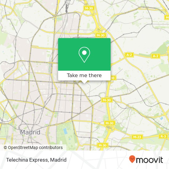 Telechina Express, Calle de Pilar de Zaragoza, 81 28028 Guindalera Madrid map