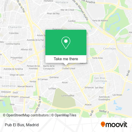 Pub El Bus map