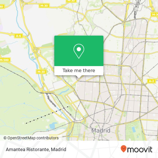 mapa Amantea Ristorante, Paseo de San Francisco de Sales, 7 28003 Vallehermoso Madrid