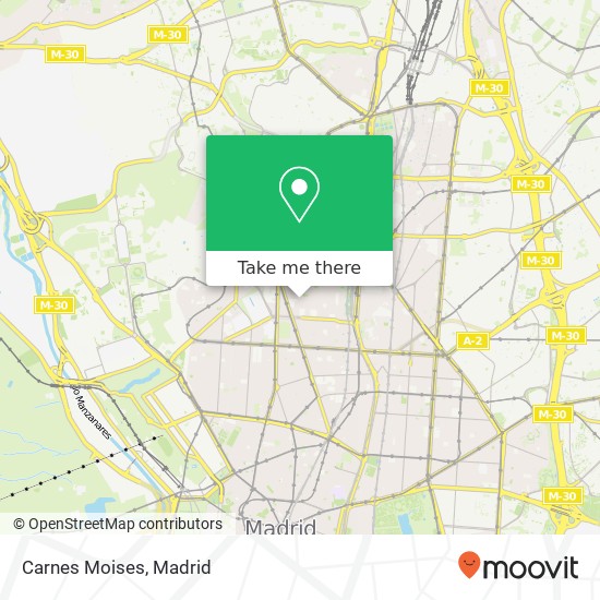 Carnes Moises, Calle de Alenza, 14 28003 Rios Rosas Madrid map