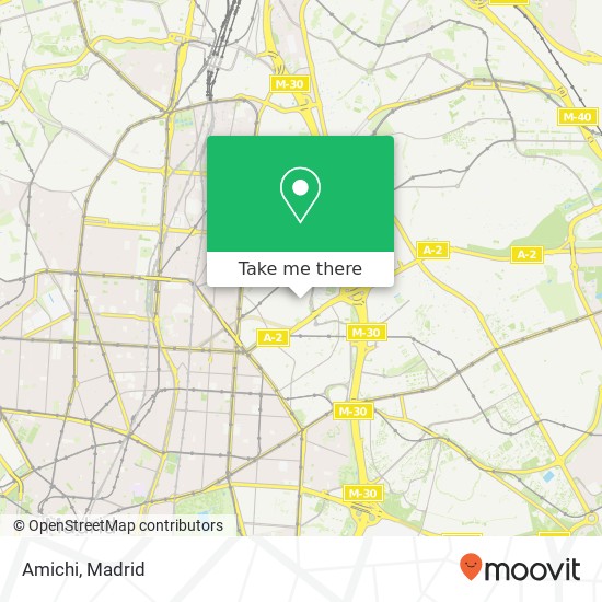 Amichi, Calle de Clara del Rey, 47 28002 Prosperidad Madrid map