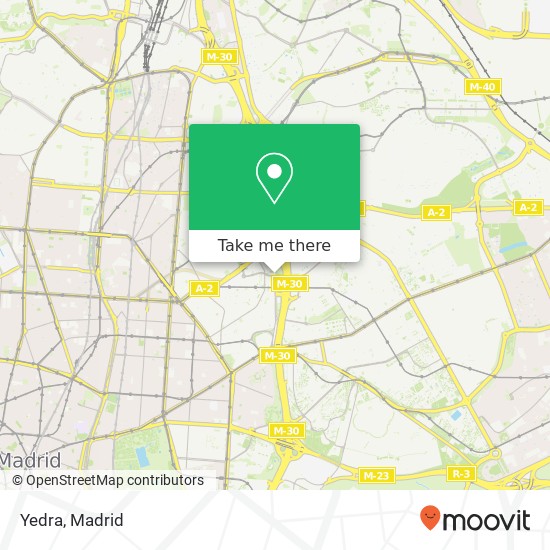 Yedra, Avenida de Brasilia, 31 28028 Madrid map