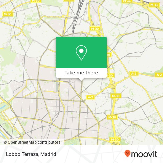Lobbo Terraza, 28002 El Viso Madrid map