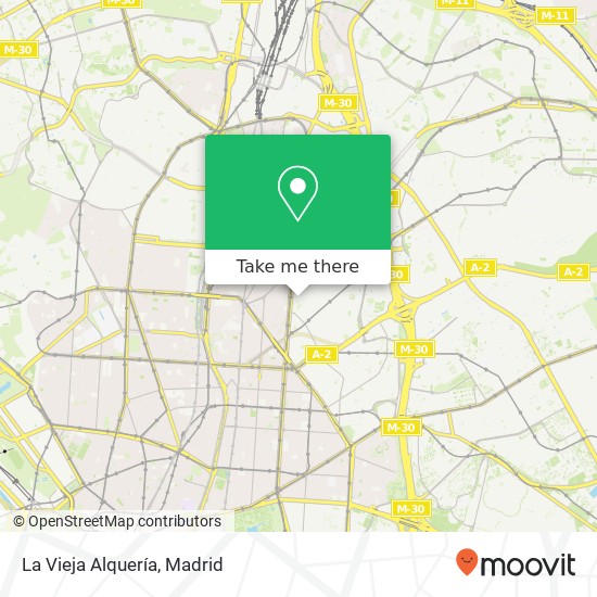 La Vieja Alquería, Calle de Suero de Quiñones, 28 28002 Ciudad Jardín Madrid map