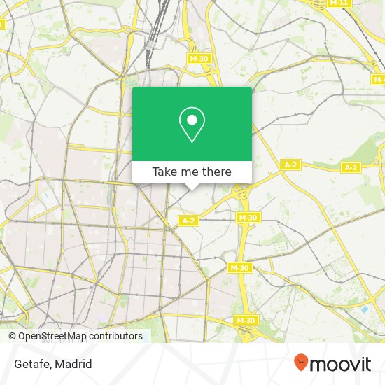 Getafe map