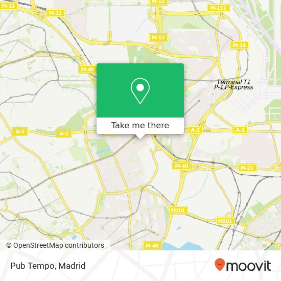 Pub Tempo map
