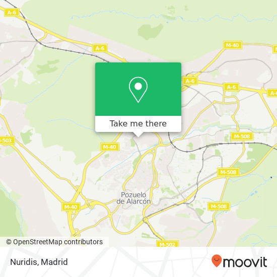 Nuridis, Calle San Javier, 21 28224 Pozuelo de Alarcón map