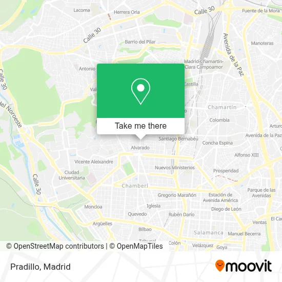 Pradillo map