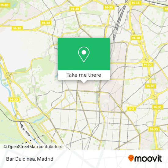 Bar Dulcinea map