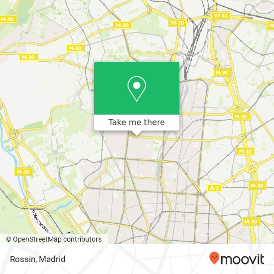Rossin, Calle de Ávila, 22 28020 Cuatro Caminos Madrid map