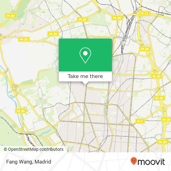 Fang Wang, Calle de Goiri, 30 28039 Bellas Vistas Madrid map