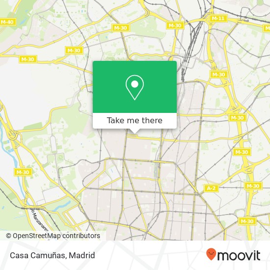Casa Camuñas, Calle de Juan de Olías, 39 28020 Cuatro Caminos Madrid map